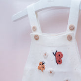 Romper Borboleta Off White ( P )